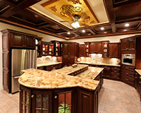 Bristol Chocolate Style Ready to Assemble (RTA) 10 X 10 Kitchen Cabinets