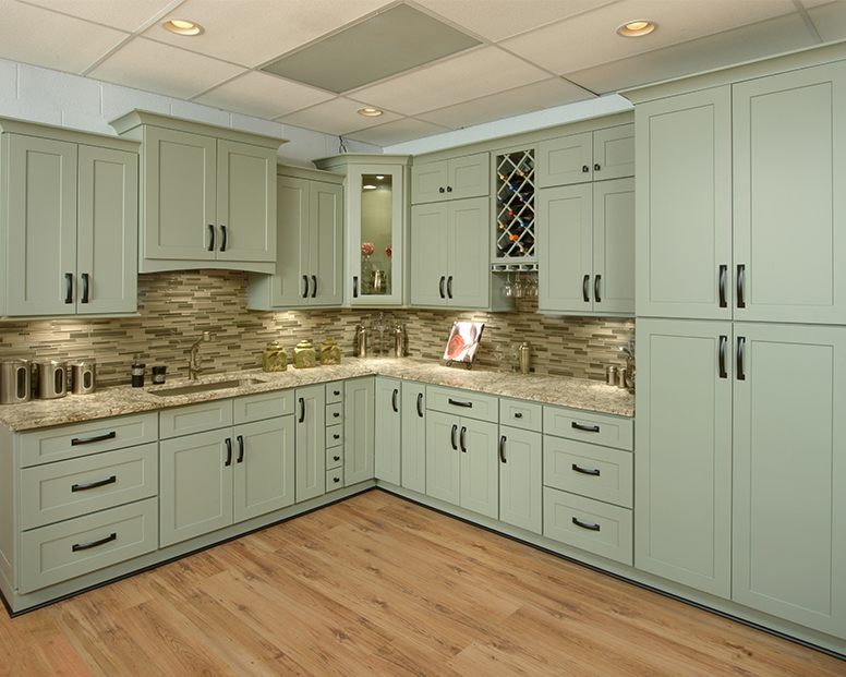 Fresh Sage Style Ready to Assemble (RTA) Kitchen Cabinets Kitchen with Fresh Sage Style Ready to Assemble (RTA) Cabinets