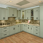 Fresh Sage Style Ready to Assemble (RTA) 10 X 10 Kitchen Cabinets Fresh Sage Style Ready to Assemble (RTA) 10 X 10 Kitchen Cabinets