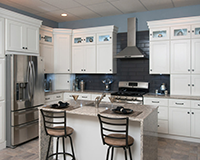 White Shaker Style Ready to Assemble (RTA) 10 X 10 Kitchen Cabinets