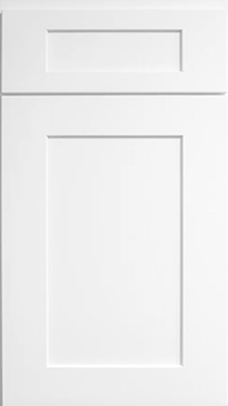 White Shaker Style Ready to Assemble (RTA) Kitchen Cabinet Sample Door Kitchen Cabinet Door Sample of White Shaker Style Ready to Assemble (RTA) Cabinets