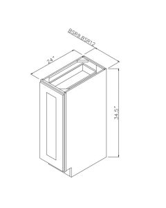 Midnight Black Shaker 12" Base Spice Rack For Kitchen Midnight Black Shaker 12" Base Spice Rack For Kitchen