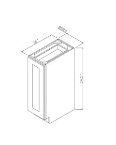 West Point Grey 12" Base Spice Rack For Kitchen