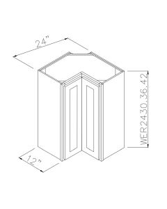 Fresh Sage - 24" x 42" Wall Easy Reach Cabinet Fresh Sage - 24" x 42" Wall Easy Reach Cabinet